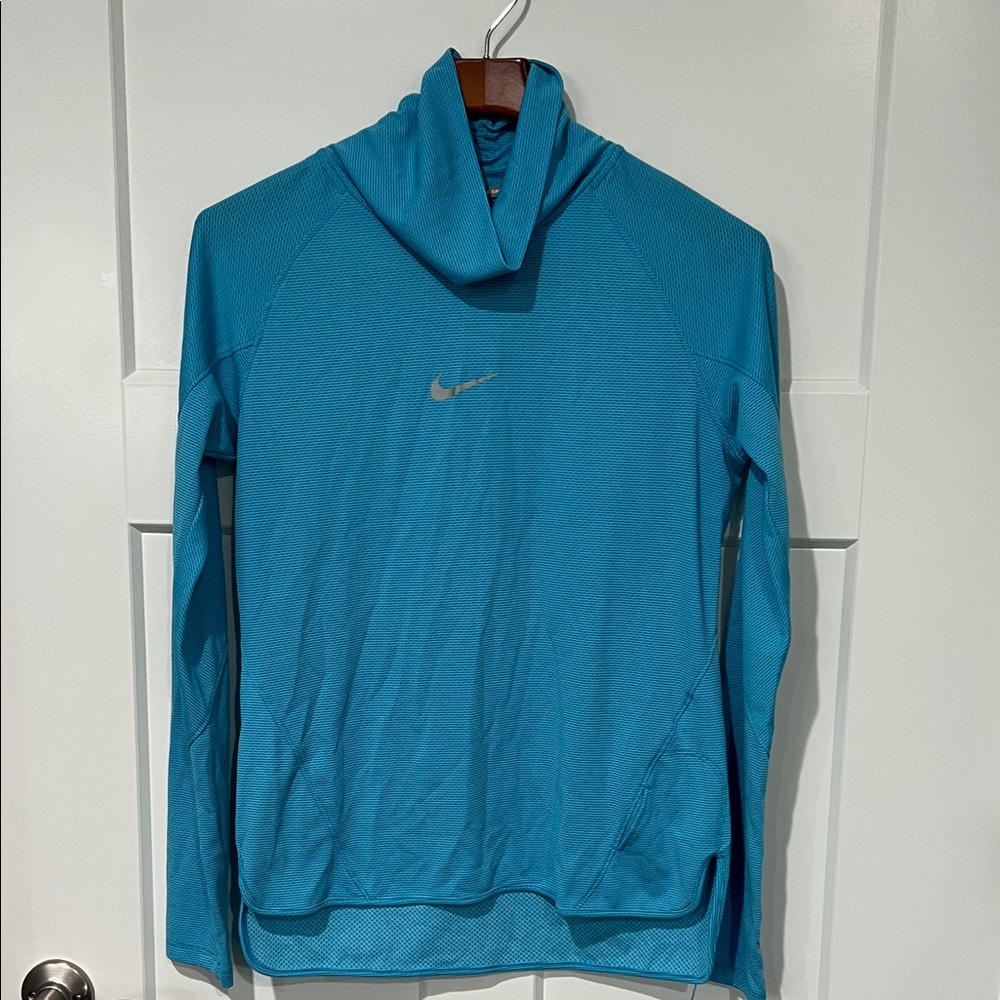 Nike Dri-fit Women's Long Sleeve Turtleneck Running Top Size L